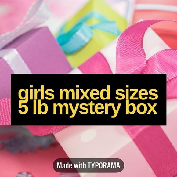 5 lb Build Your Own Bundle Lot! See Instructions in Description Size 6-12 Months - Picture 1 of 1